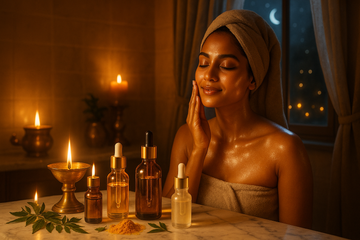 The Ultimate Night Skincare Routine for Glowing Skin: Your Step-by-Step Ayurvedic Guide