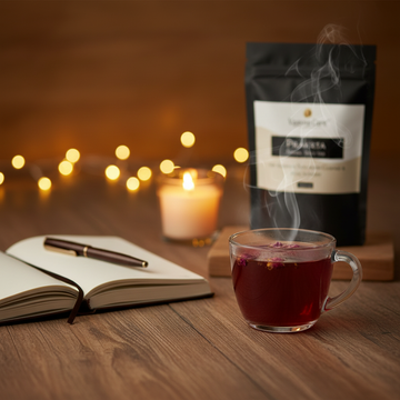 Why Night-Time Floral Spice Tea + 9pm Face Glow Oil Is the Perfect PM Ritual
