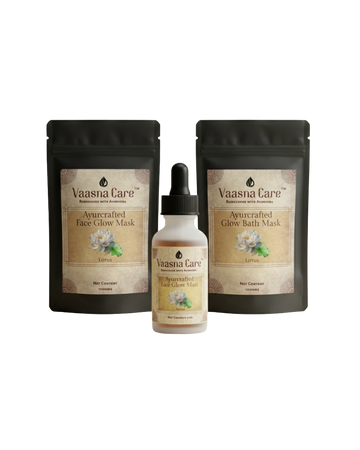 Handcurated Glass Skin Combo – Lotus-Based Ayurvedic Ritual for Pore Refinement & Radiant Glow