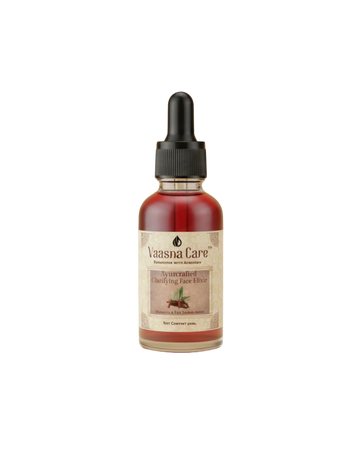 Ayurcrafted Clarifying Face Elixir – Manjista & Red Sandalwood Ayurvedic Oil for Pigmentation & Even Tone