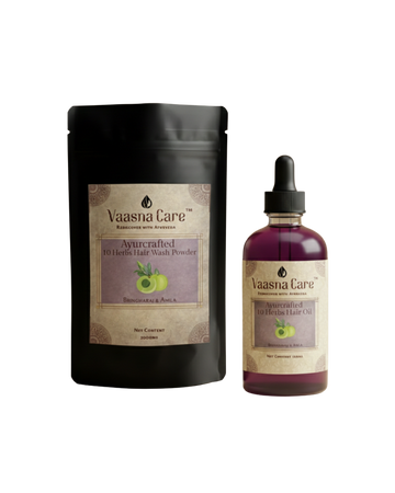Handcurated Hair Care Combo – Complete Ayurvedic Oil & Cleanse Ritual for Strong Hair