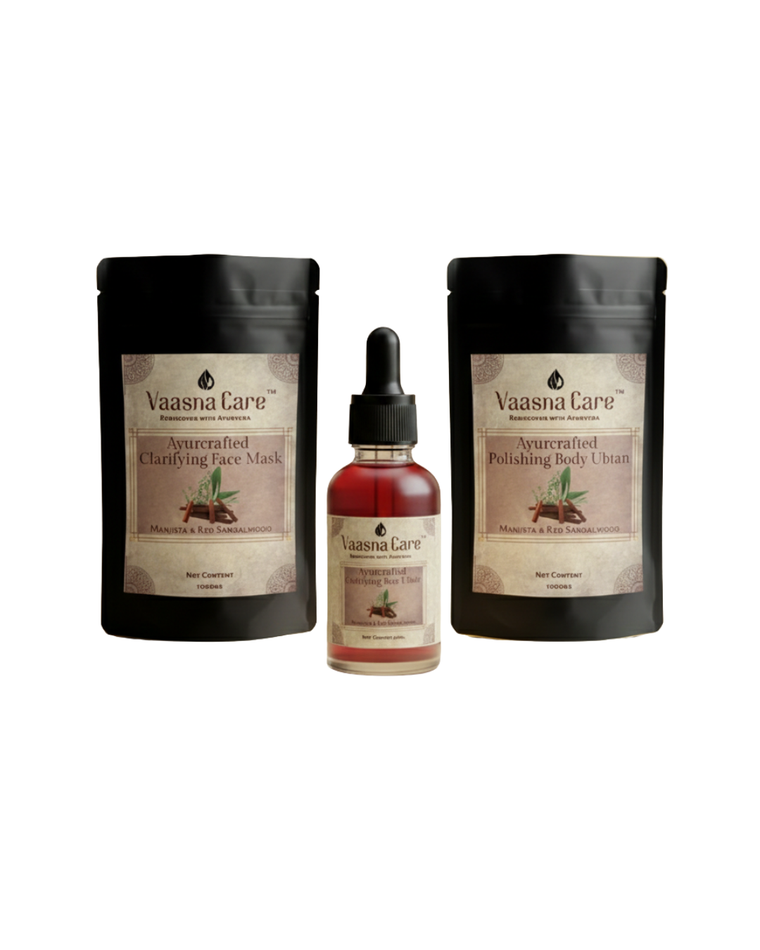 Handcurated Skin Brightening Combo – Ayurvedic Ritual for Pigmentation, Tan & Uneven Tone