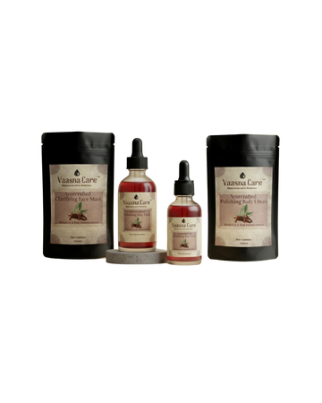 Handcrafted Ritual for Dusky Skintone – Ayurvedic Brightening & Tone Correction Body–Face Ritual