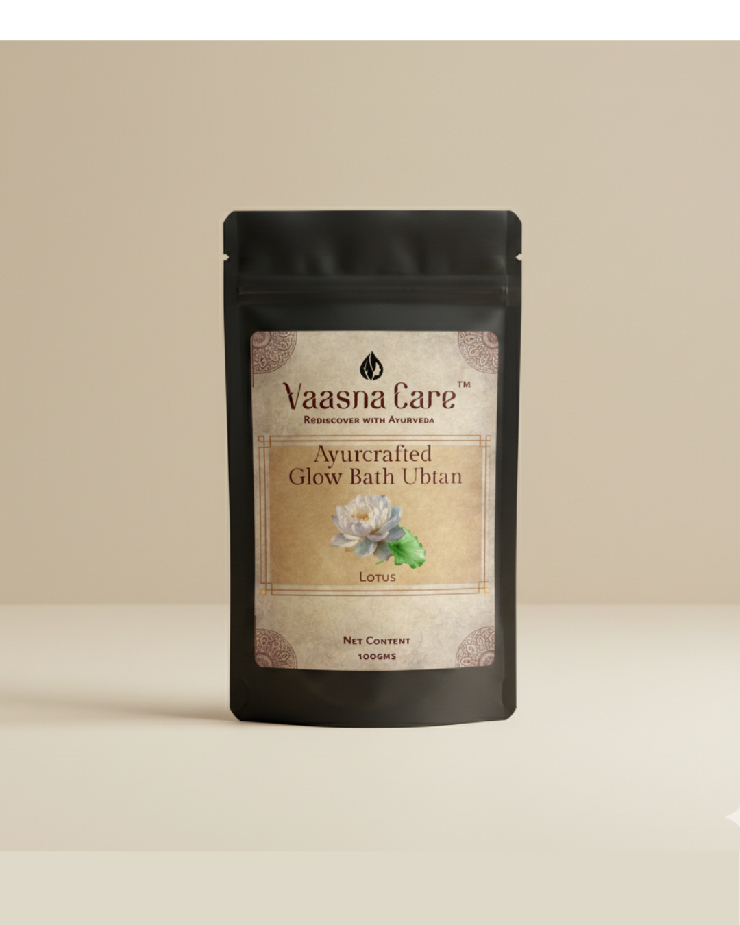 Ayurcrafted Glow Bath Ubtan – Ayurvedic Daily Body Cleanser for Natural Glow