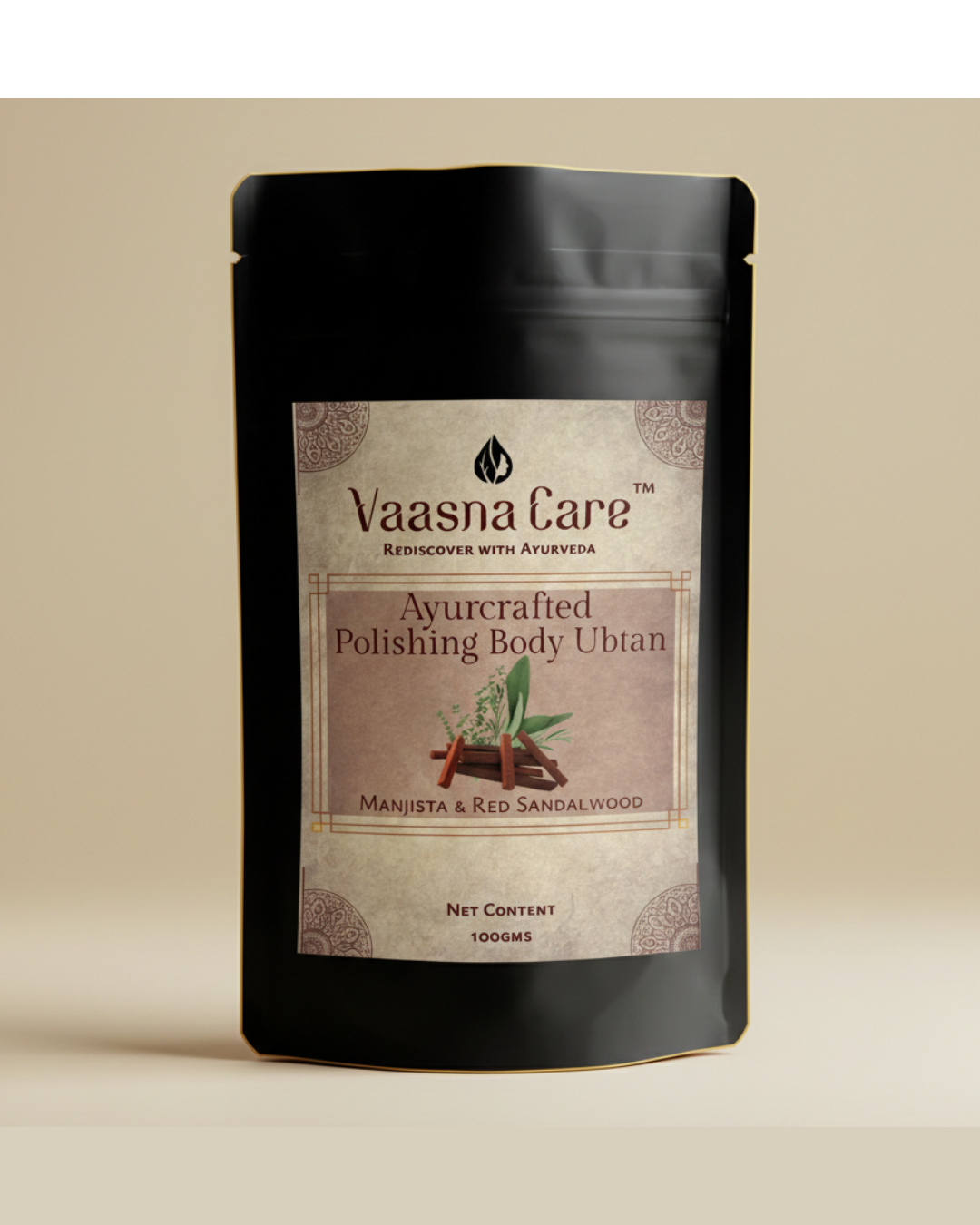 Ayurcrafted Polishing Body Ubtan – Ayurvedic Herbal Powder for Skin Refining & Smoothness