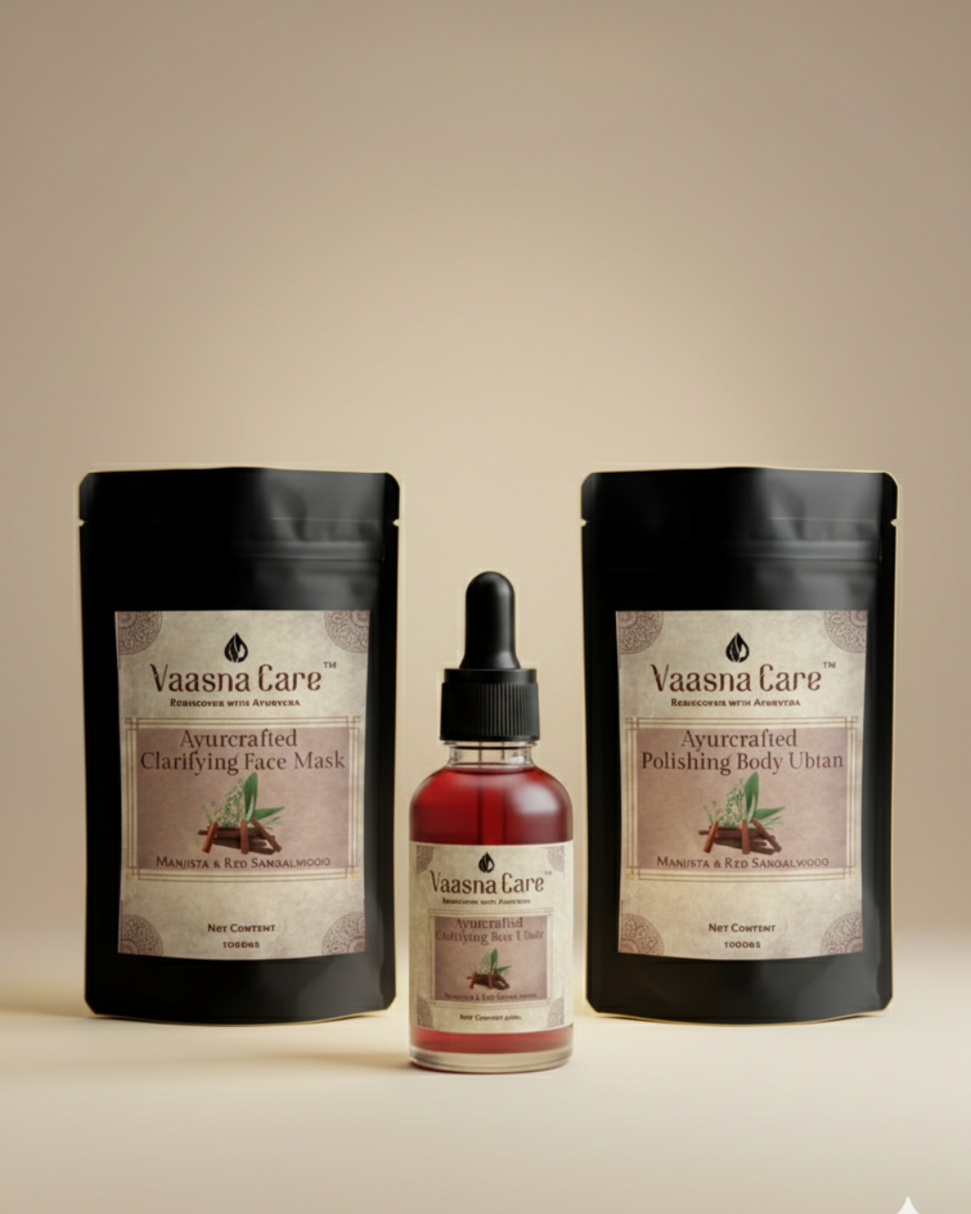 Handcurated Skin Brightening Combo – Ayurvedic Ritual for Pigmentation, Tan & Uneven Tone