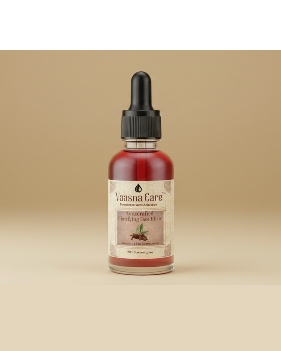 Ayurcrafted Clarifying Face Elixir – Manjista & Red Sandalwood Ayurvedic Oil for Pigmentation & Even Tone