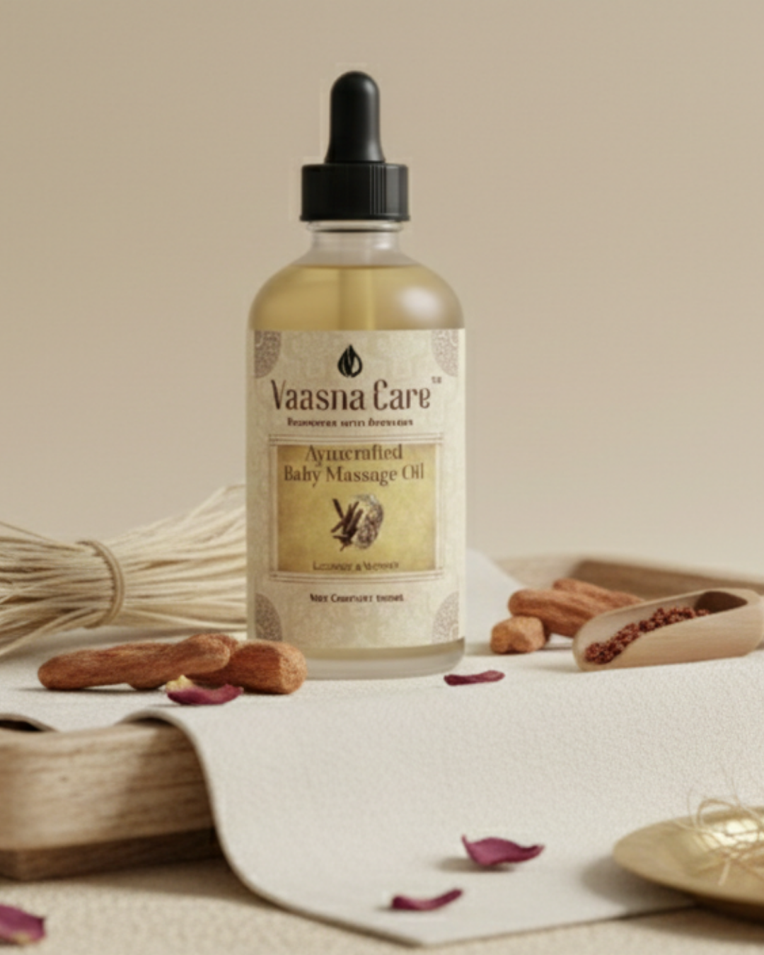 Ayurcrafted Baby Massage Oil – Gentle Ayurvedic Body Oil for Babies