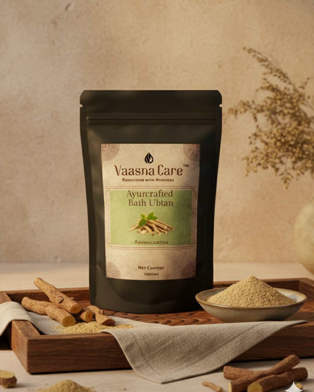 Ayurcrafted Body Ubtan – Traditional Ayurvedic Powder Cleanser for Daily Body Care