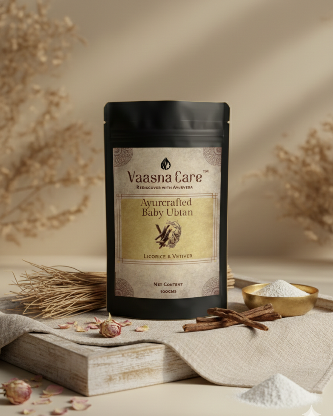 Ayurcrafted Baby Ubtan – Gentle Herbal Cleanser for Delicate Baby Skin
