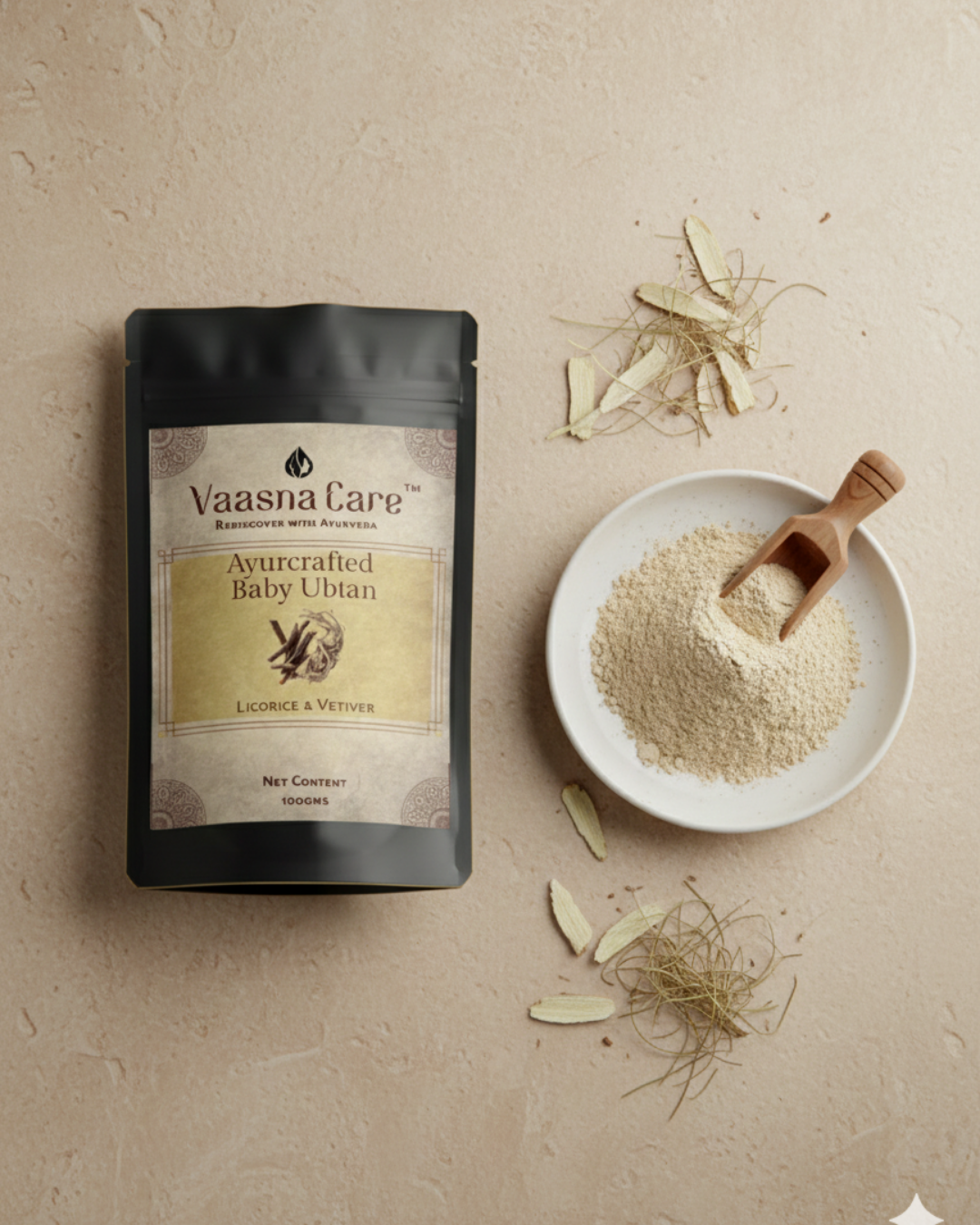 Ayurcrafted Baby Ubtan – Gentle Herbal Cleanser for Delicate Baby Skin