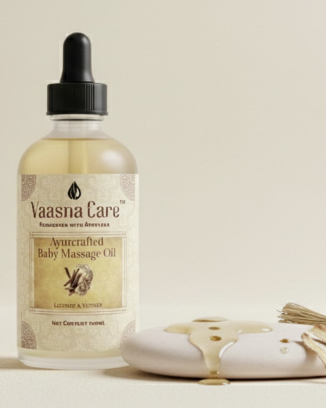 Ayurcrafted Baby Massage Oil – Gentle Ayurvedic Body Oil for Babies