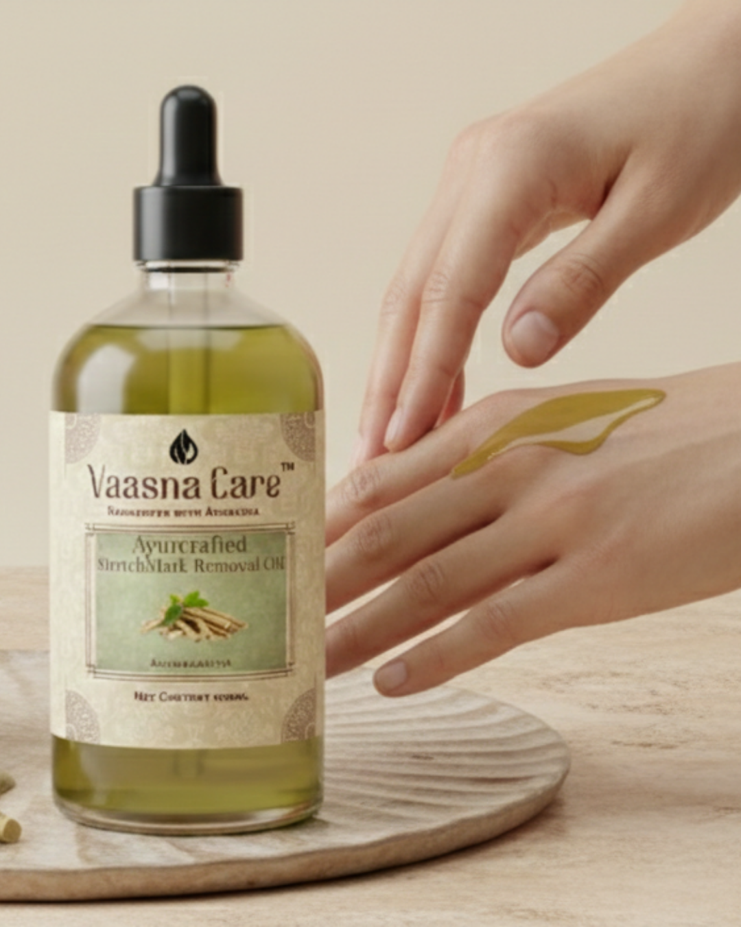 Ayurcrafted Stretch Mark Removal Oil – Ayurvedic Scar & Mark Repair Body Oil