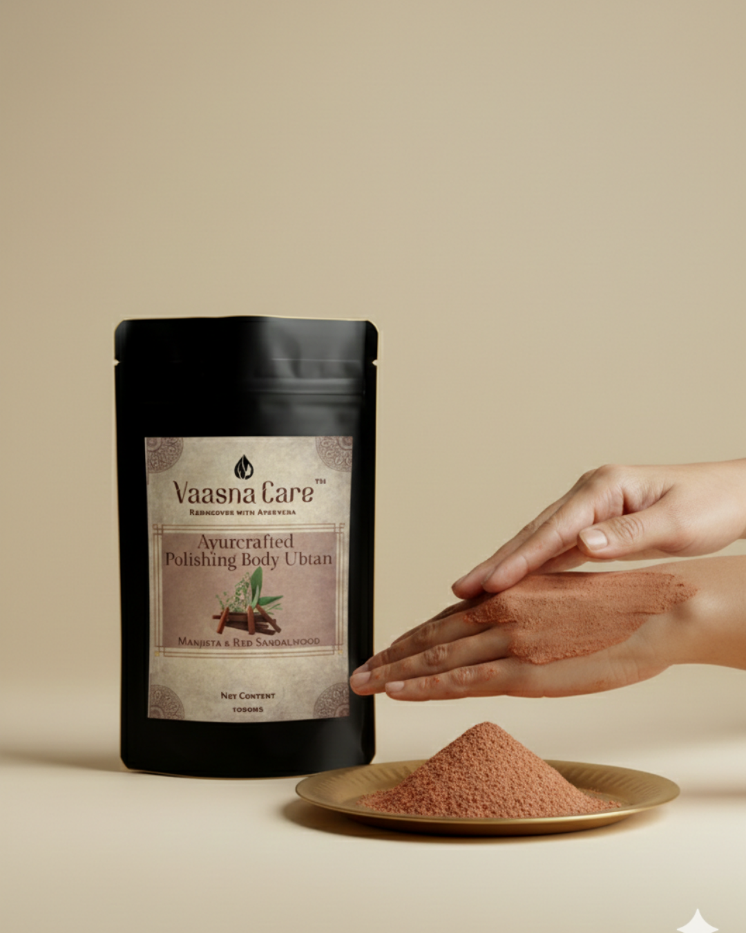 Ayurcrafted Polishing Body Ubtan – Ayurvedic Herbal Powder for Skin Refining & Smoothness