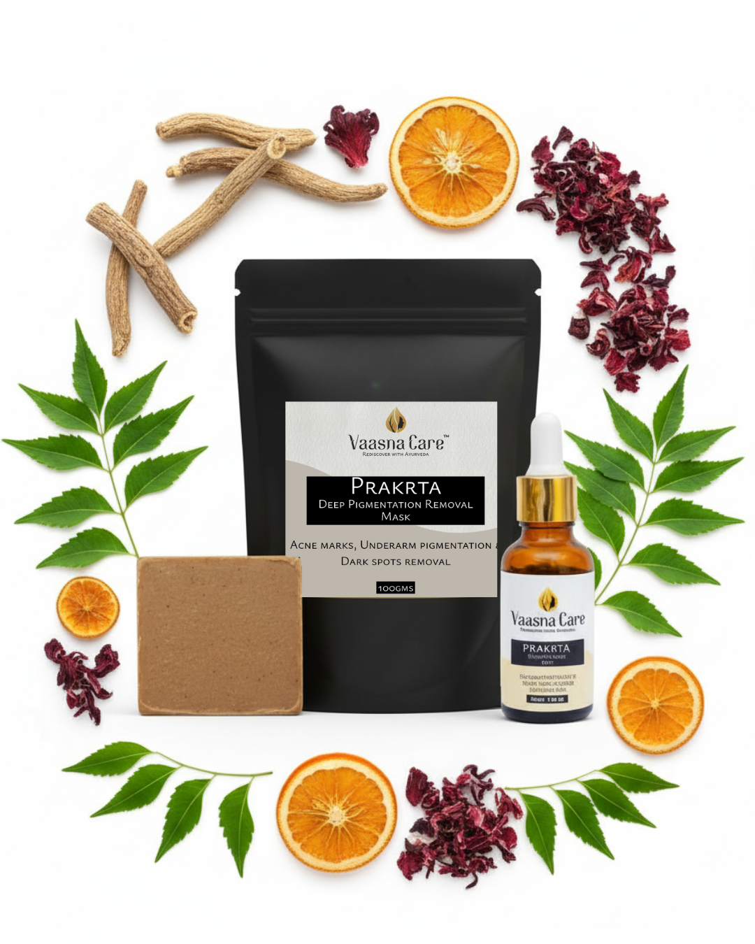 Pigmentation Removal Combo - Face, Neck, Underarm for stubborn dark pigmentations