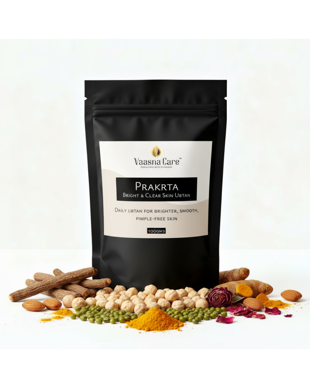 PRAKRTA Bright & Clear Skin Ubtan | Daily Baby & Adult Bath Powder