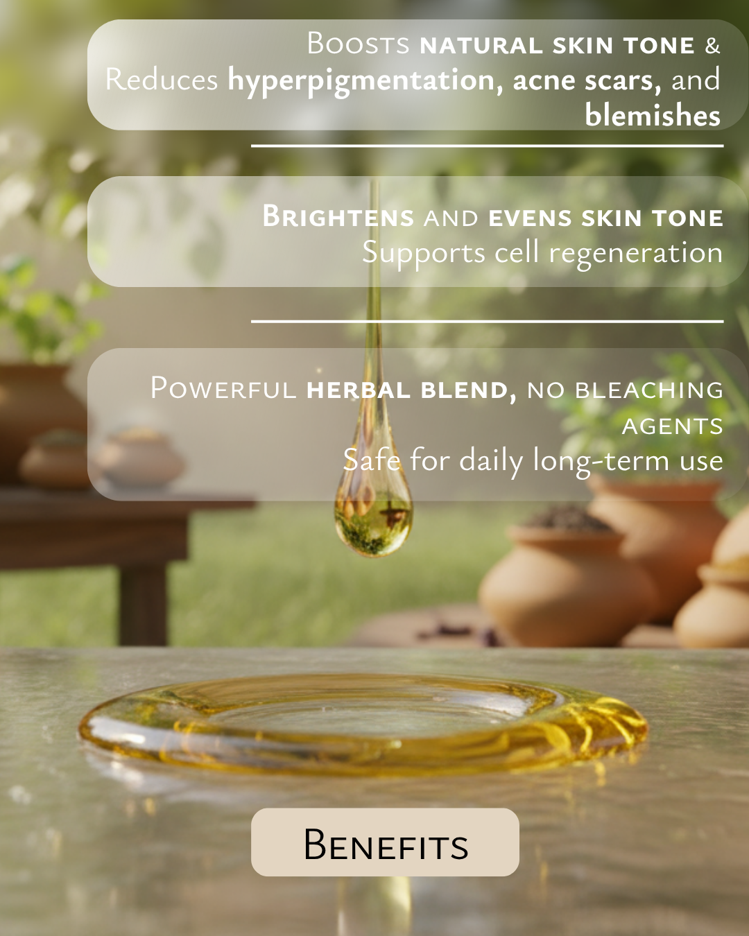 PRAKRTA Ayurvedic Pigmentation Removal Oil – Fade Tough Dark Spots, Even Skin Tone