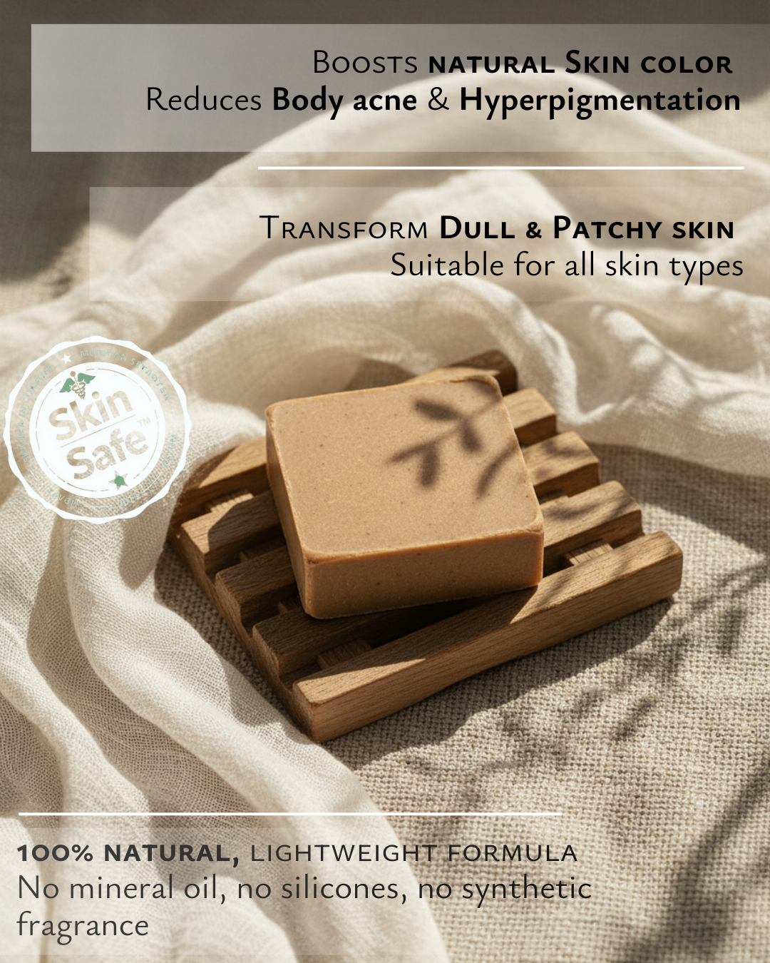 NYURA Skin Brightening Soap | Herbal Radiance for Glowing Skin
