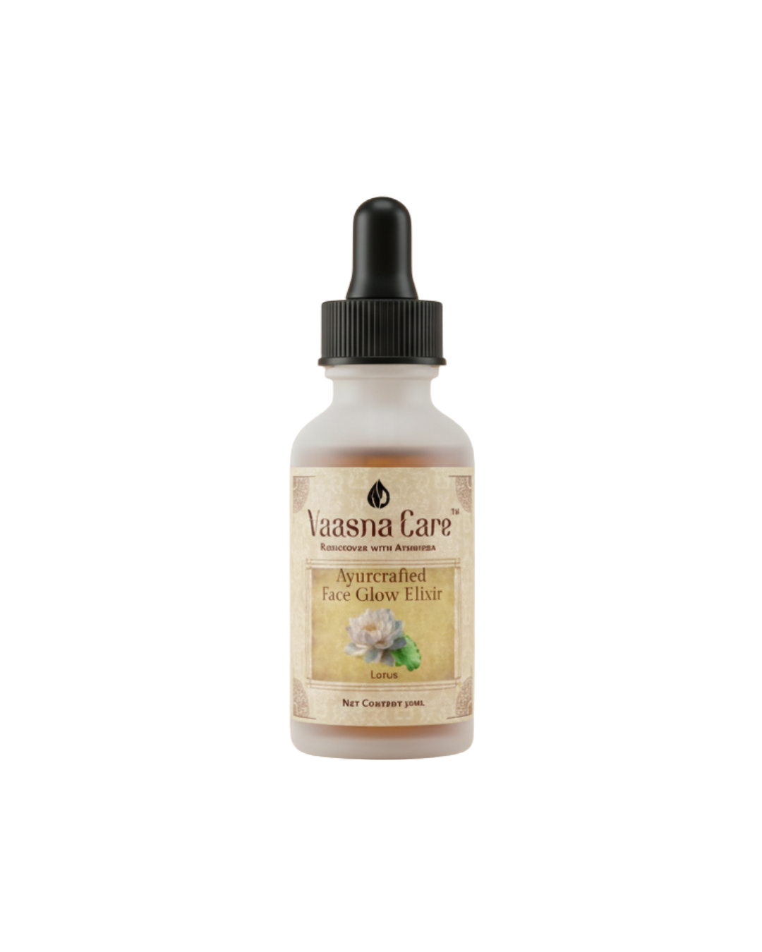 Ayurcrafted Face Glow Elixir – Lotus Infused Ayurvedic Face Oil for Pore Refinement & Radiance