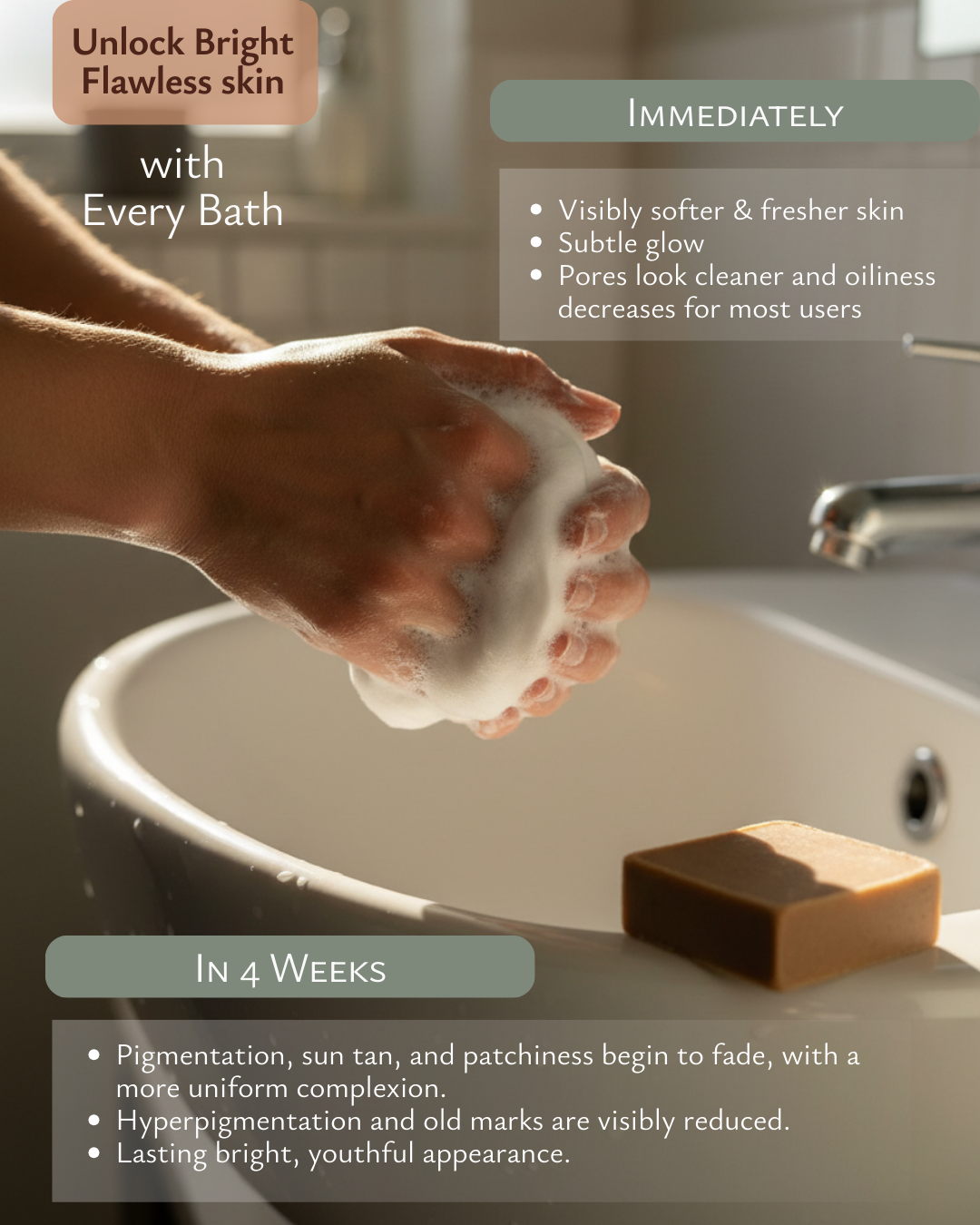 NYURA Skin Brightening Soap | Herbal Radiance for Glowing Skin