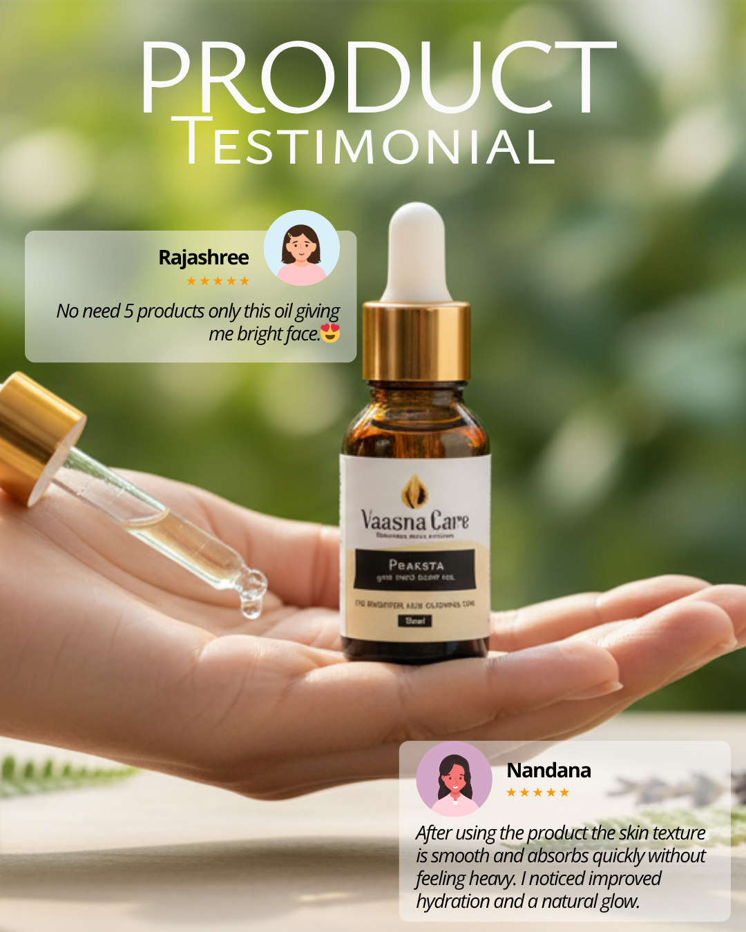 PRAKRTA 9pm Ayurvedic Face Oil for Glowing skin & Bright radiance