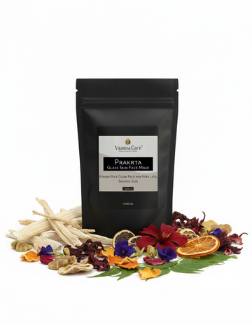 PRAKRTA Glass Skin Face Mask | Korean Rice Glow Pack for Pore less, Smooth Skin