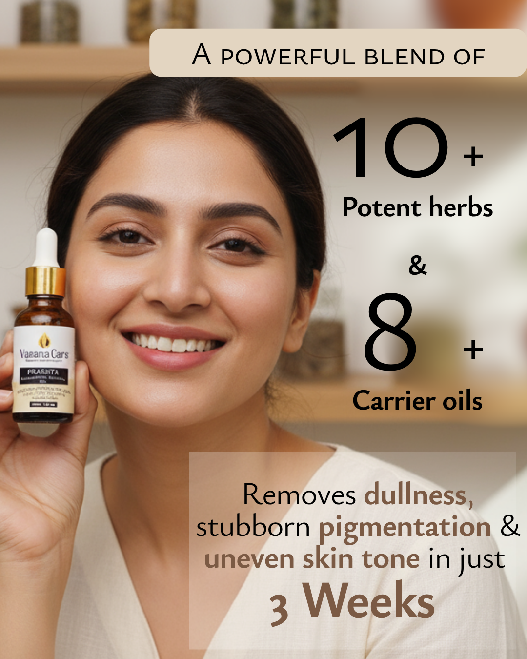 PRAKRTA Ayurvedic Pigmentation Removal Oil – Fade Tough Dark Spots, Even Skin Tone