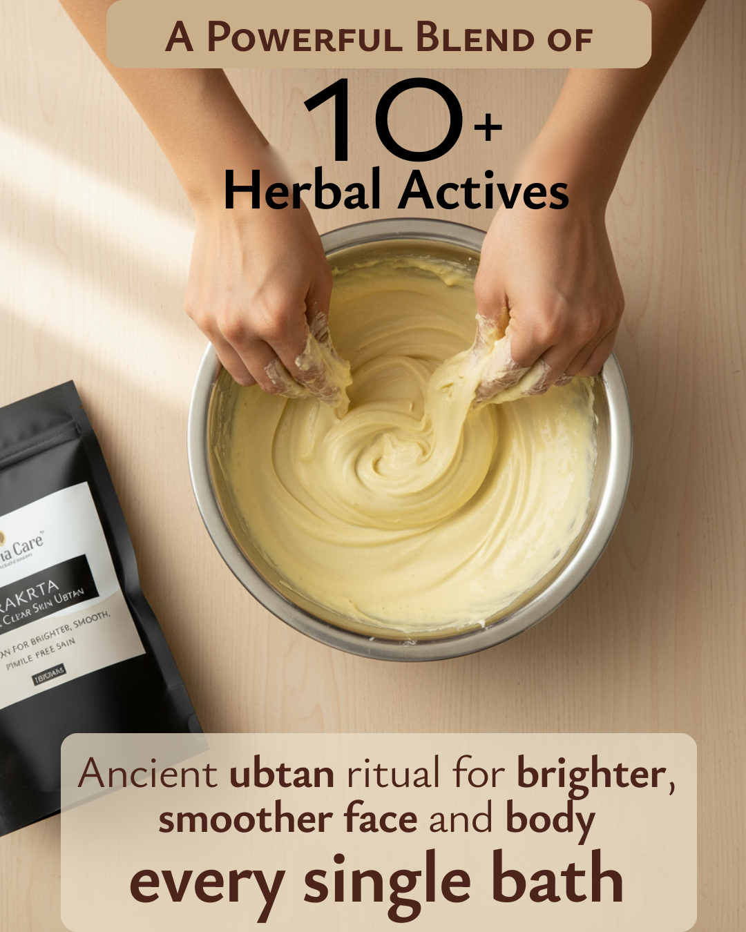 PRAKRTA Bright & Clear Skin Ubtan | Daily Baby & Adult Bath Powder