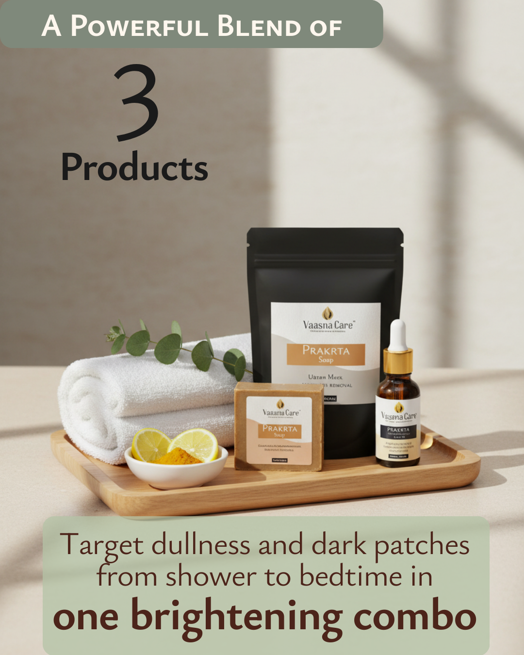 Skin Brightening Combo - Face, Neck, Underarm for stubborn dark pigmentations